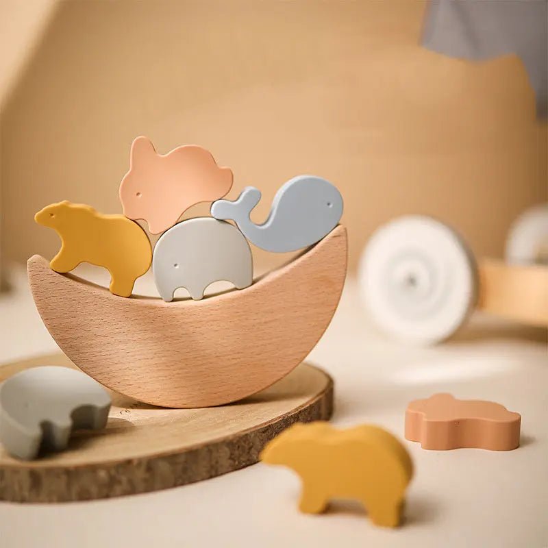 Wooden Animal Stacking Toy – Handpicked for Tiny Builders