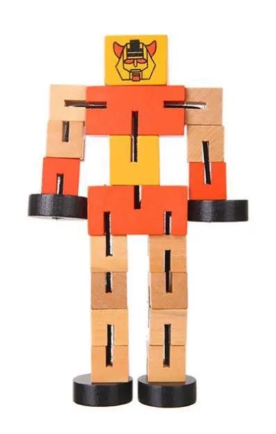 Benny the Wooden Robot Toy