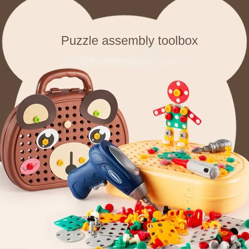 BuildBuddy™ – Kids’ Educational Toy Drill & Screw Puzzle Toolbox