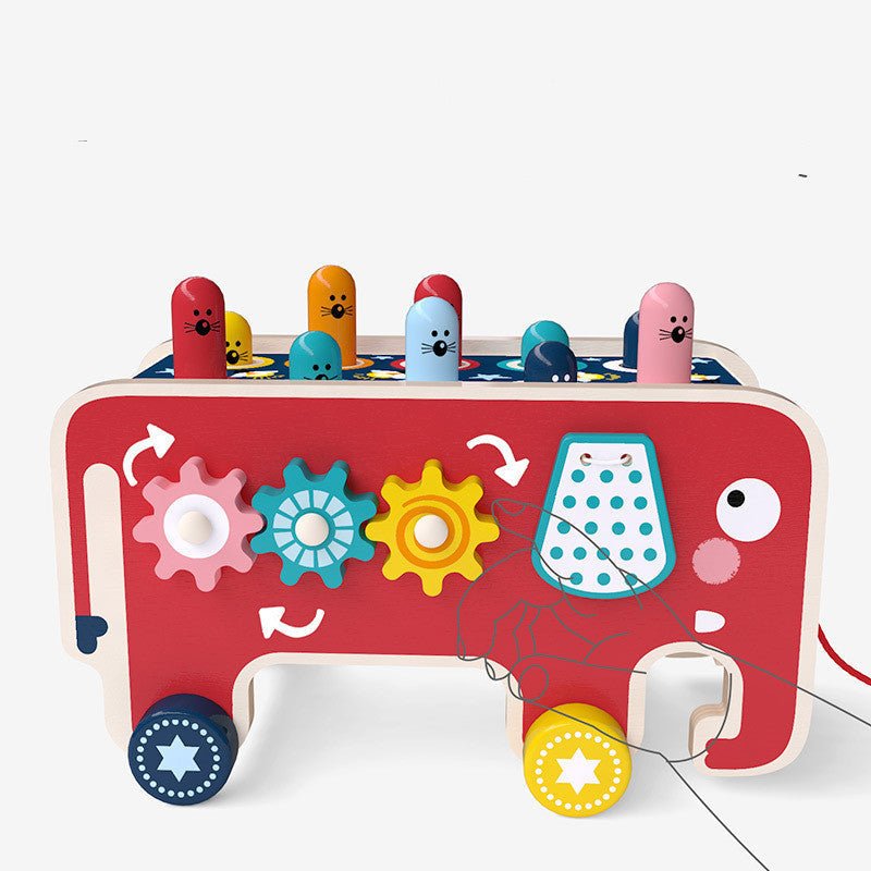 Montessori Animal Bus — Wooden Tap & Play Musical Toy