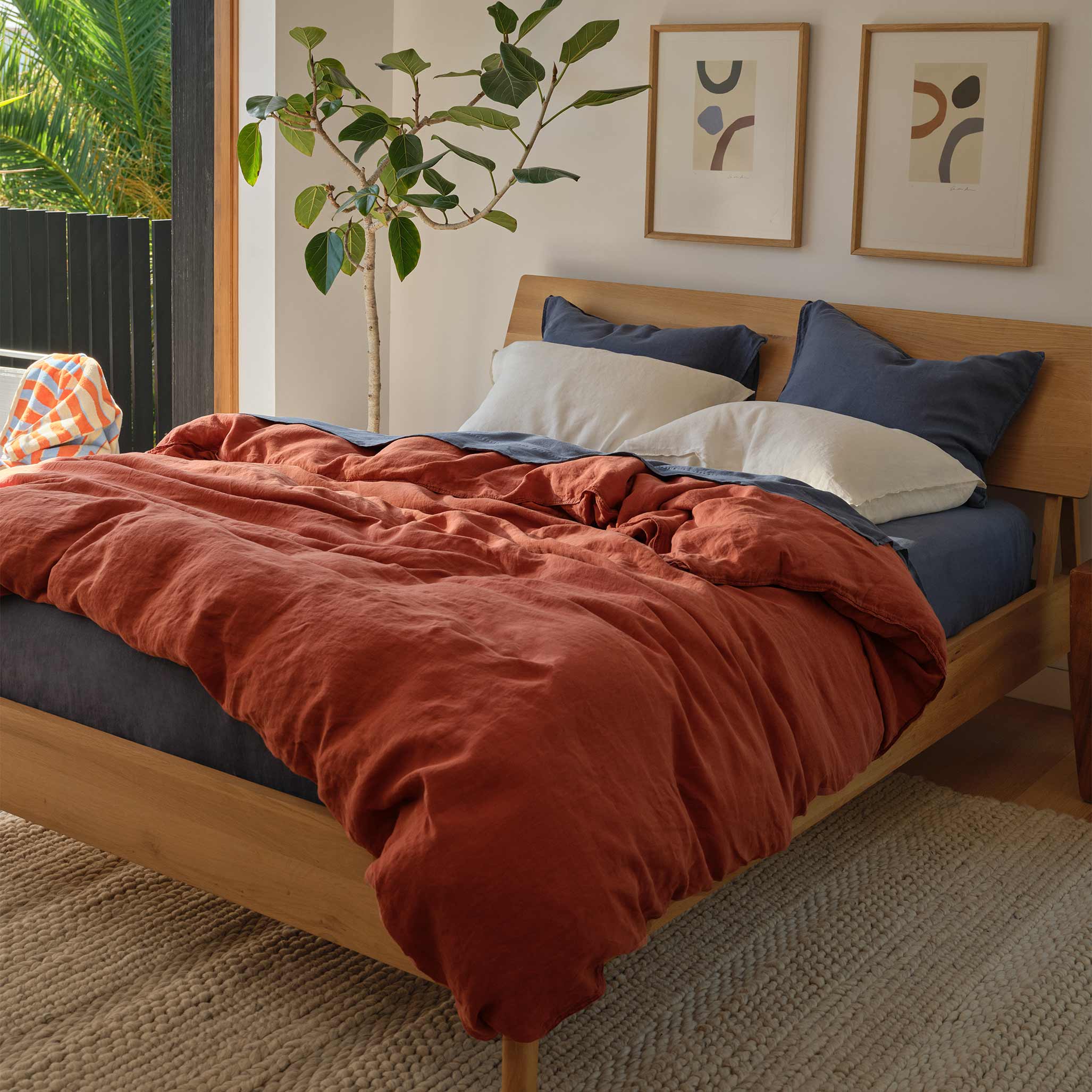 Washed Linen Duvet Cover - Last Call