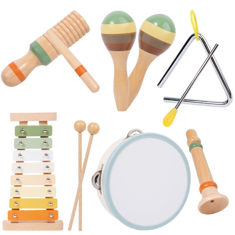 Baby Band Boss — 6-Piece Wooden Musical Starter Set
