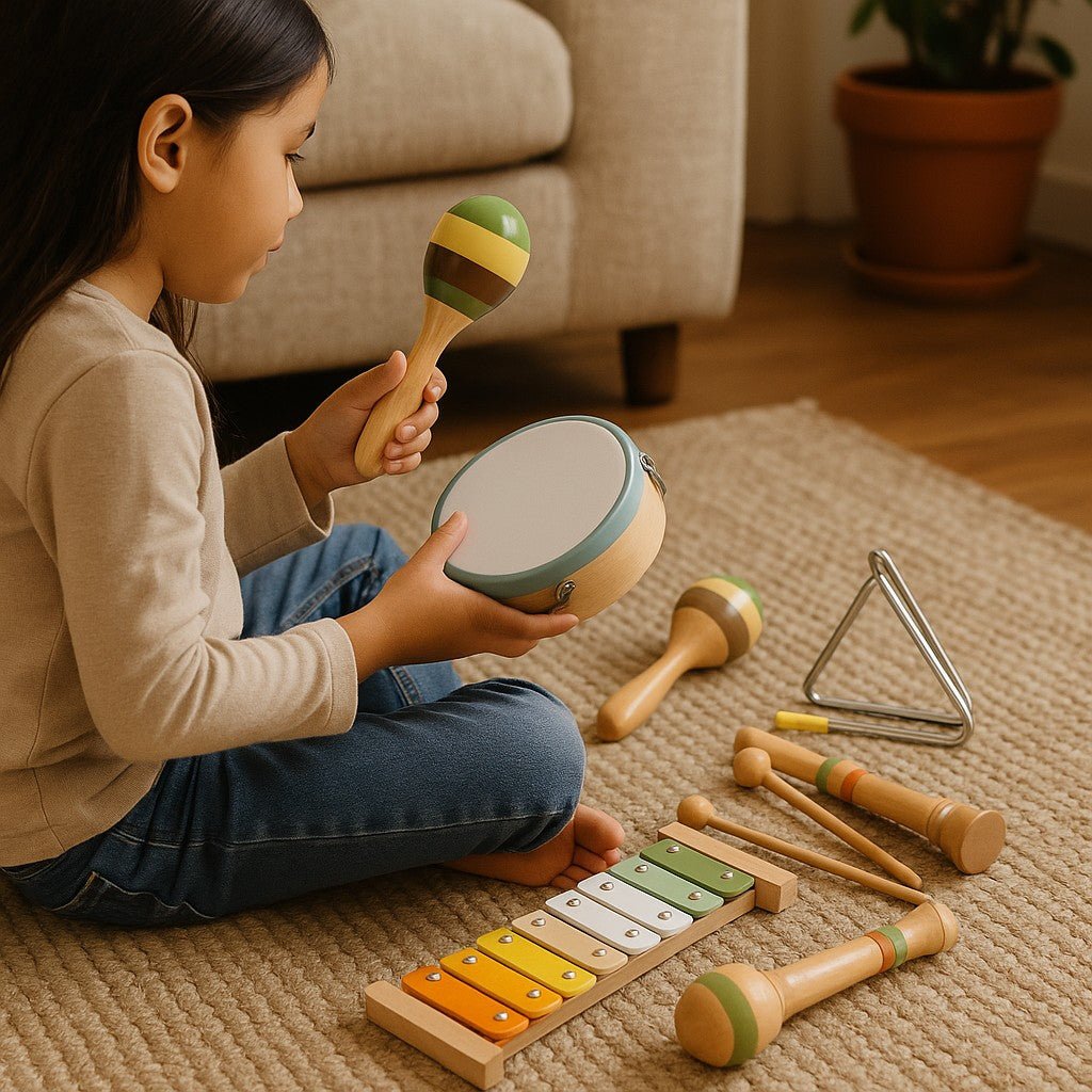 Baby Band Boss — 6-Piece Wooden Musical Starter Set
