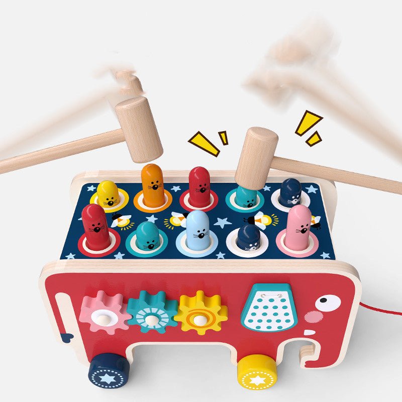 Montessori Animal Bus — Wooden Tap & Play Musical Toy